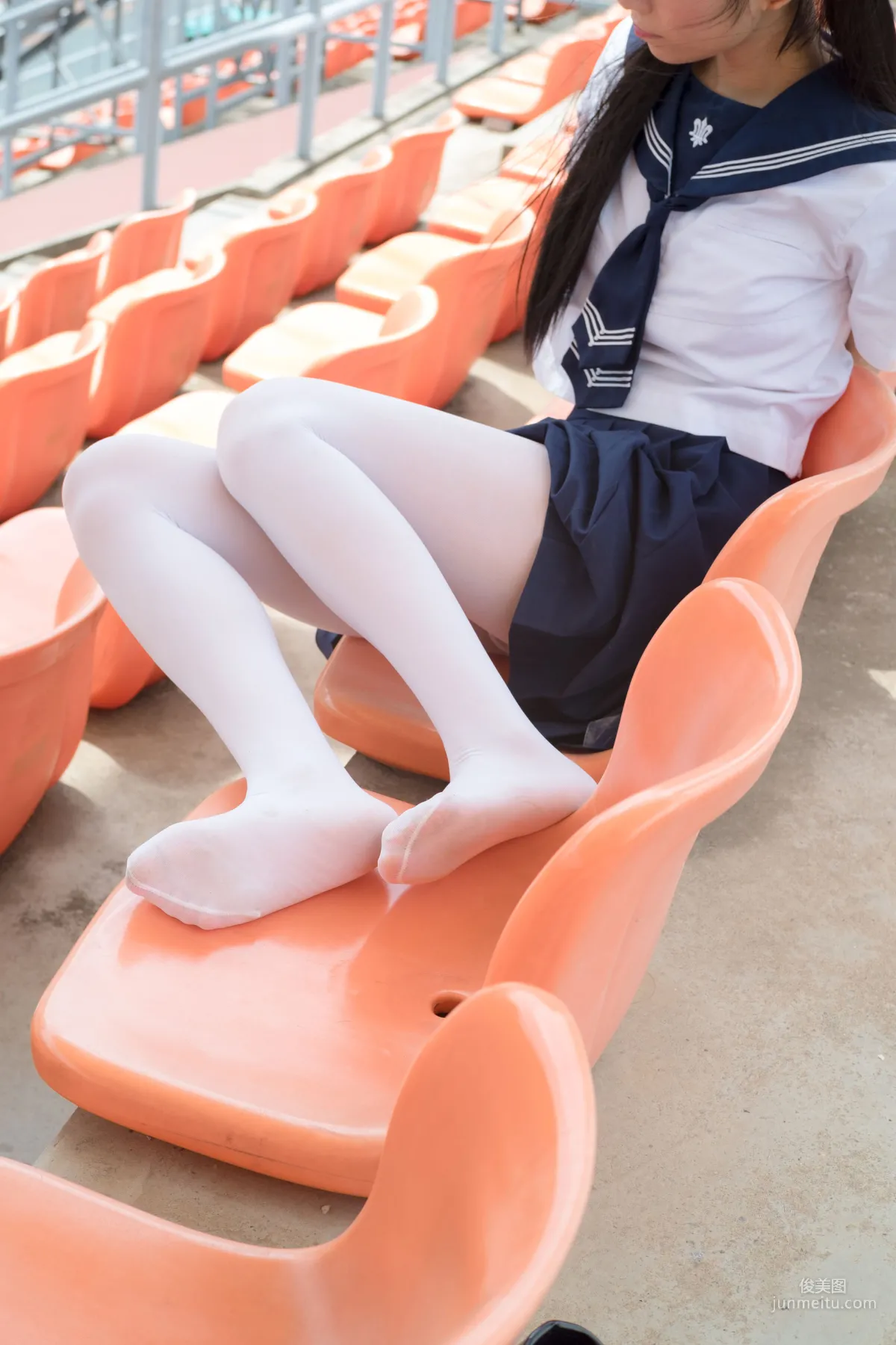 《高中女生JK白絲外拍》 [森蘿财團] BETA-004 寫真集 98