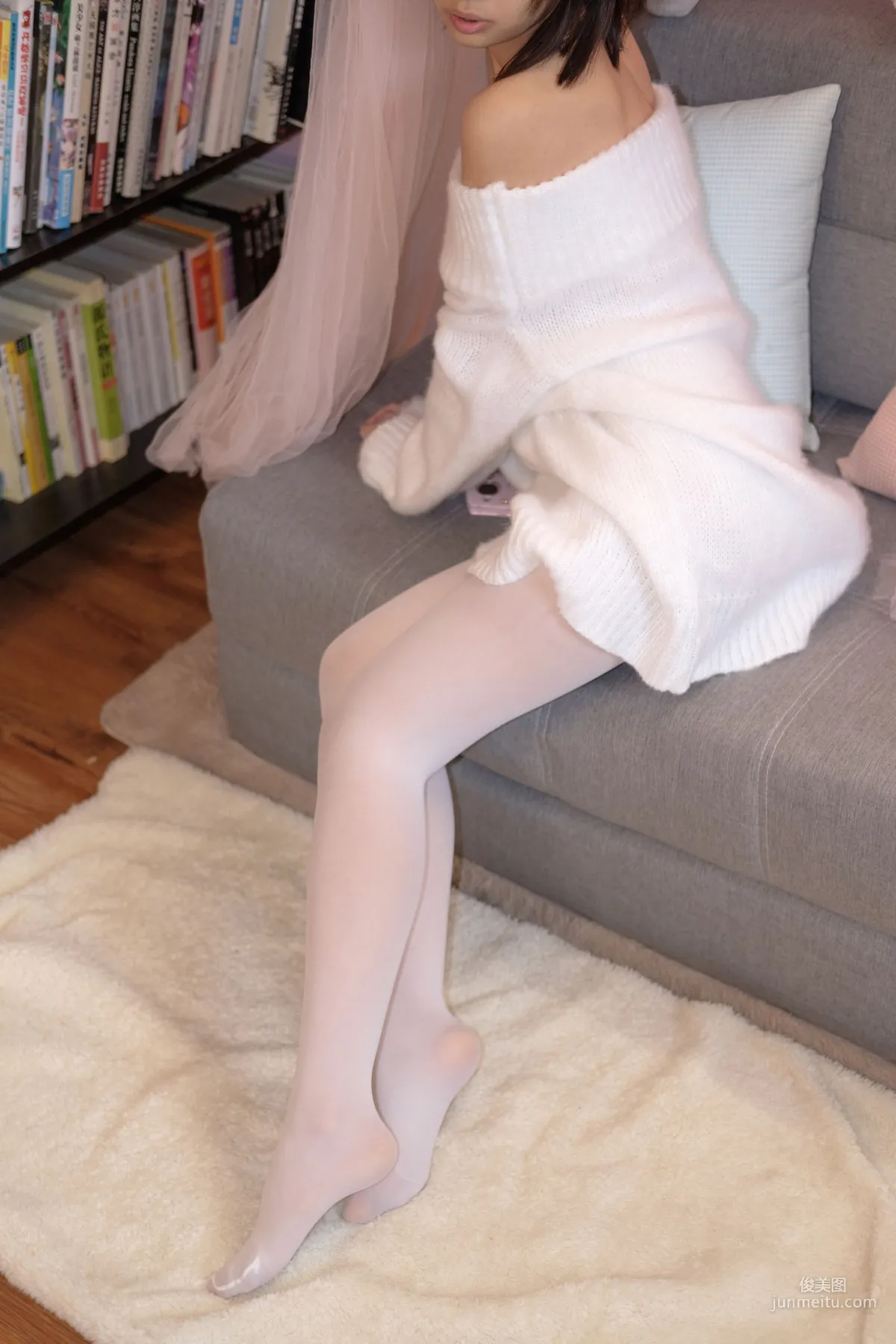 《白丝白毛衣》 [森萝财团] X-012 写真集13