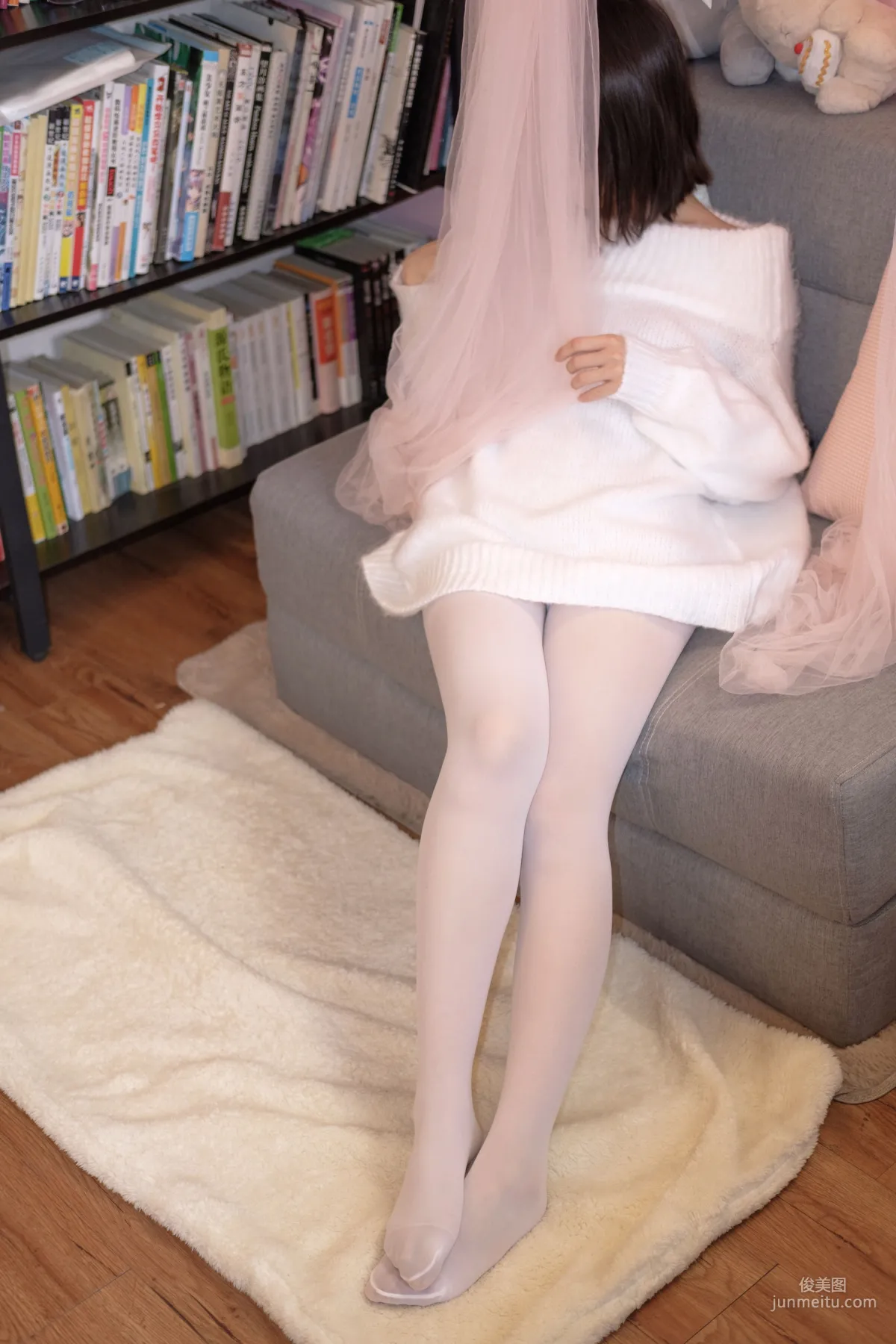 《白丝白毛衣》 [森萝财团] X-012 写真集10