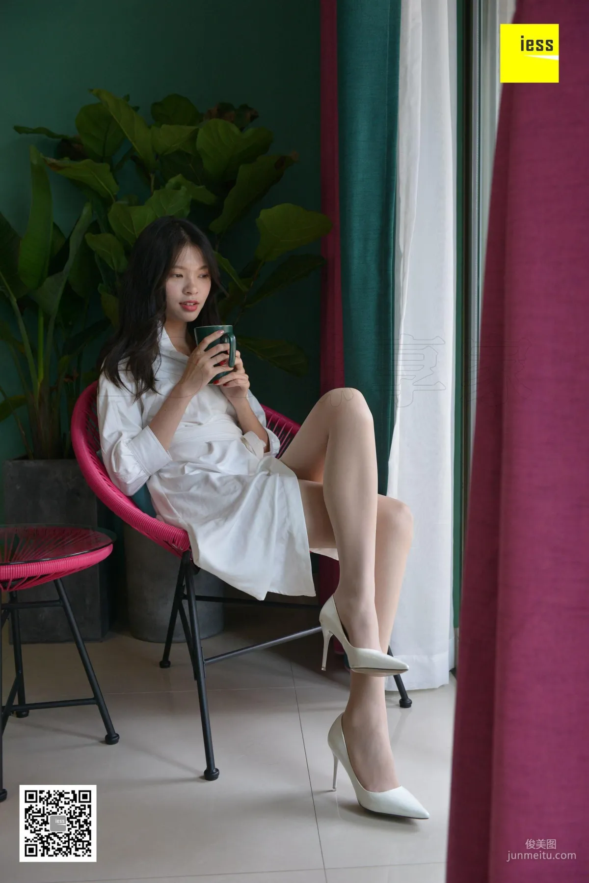 模特七七 《七七的仙女白裙》 [異思趣向IESS] 寫真集 34