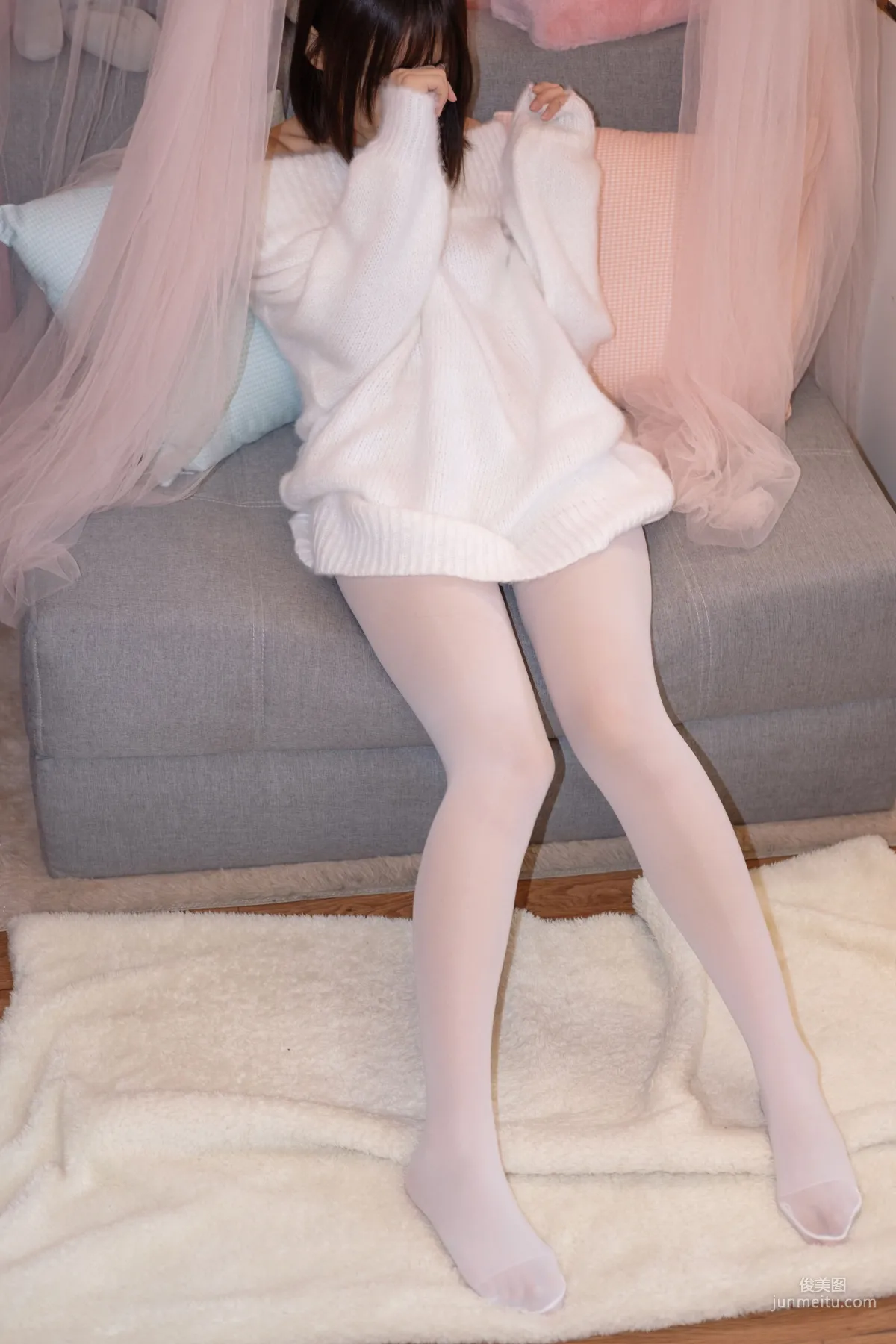 《白丝白毛衣》 [森萝财团] X-012 写真集5