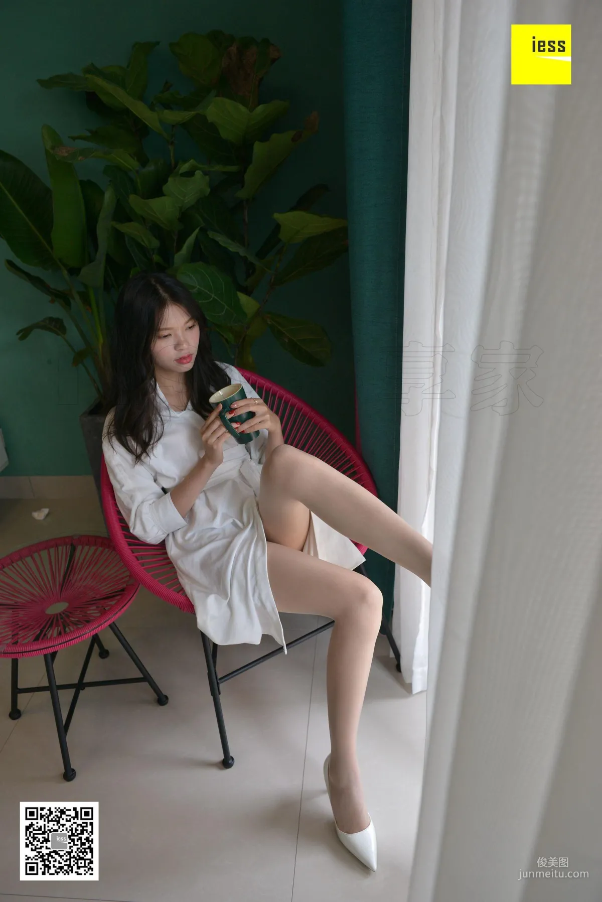 模特七七 《七七的仙女白裙》 [異思趣向IESS] 寫真集 45