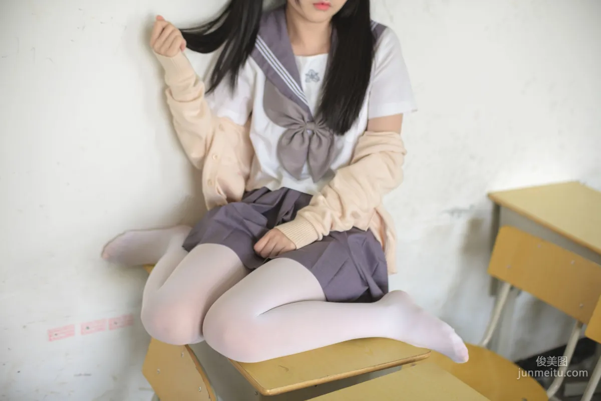《JK校服白丝》 [森萝财团] X-017 写真集99