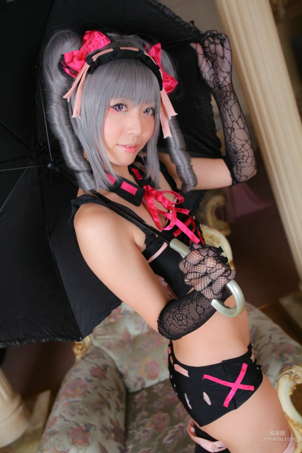 Ayane(あやね) 《Idolmaster》Kanzaki Ranko(神崎蘭子) [Wolf Fang!!] 寫真集 64