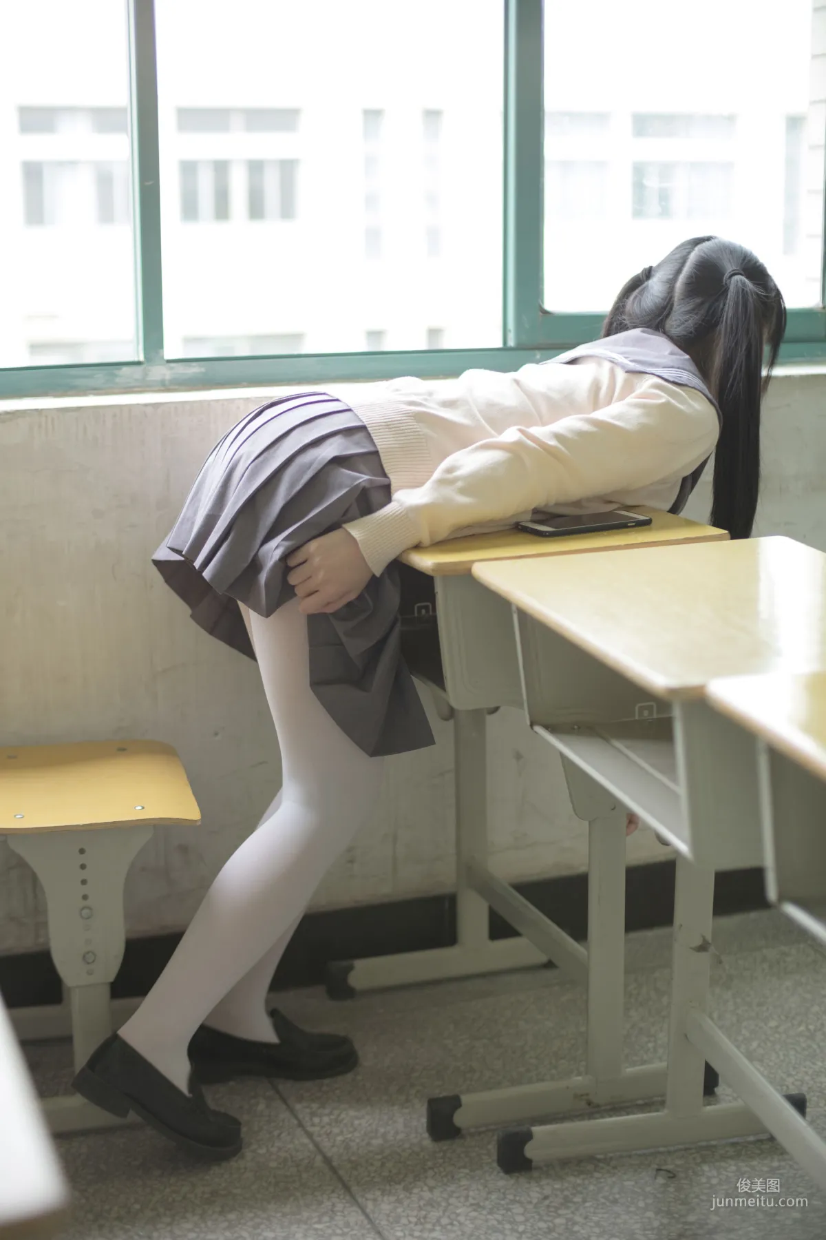 《JK校服白丝》 [森萝财团] X-017 写真集3