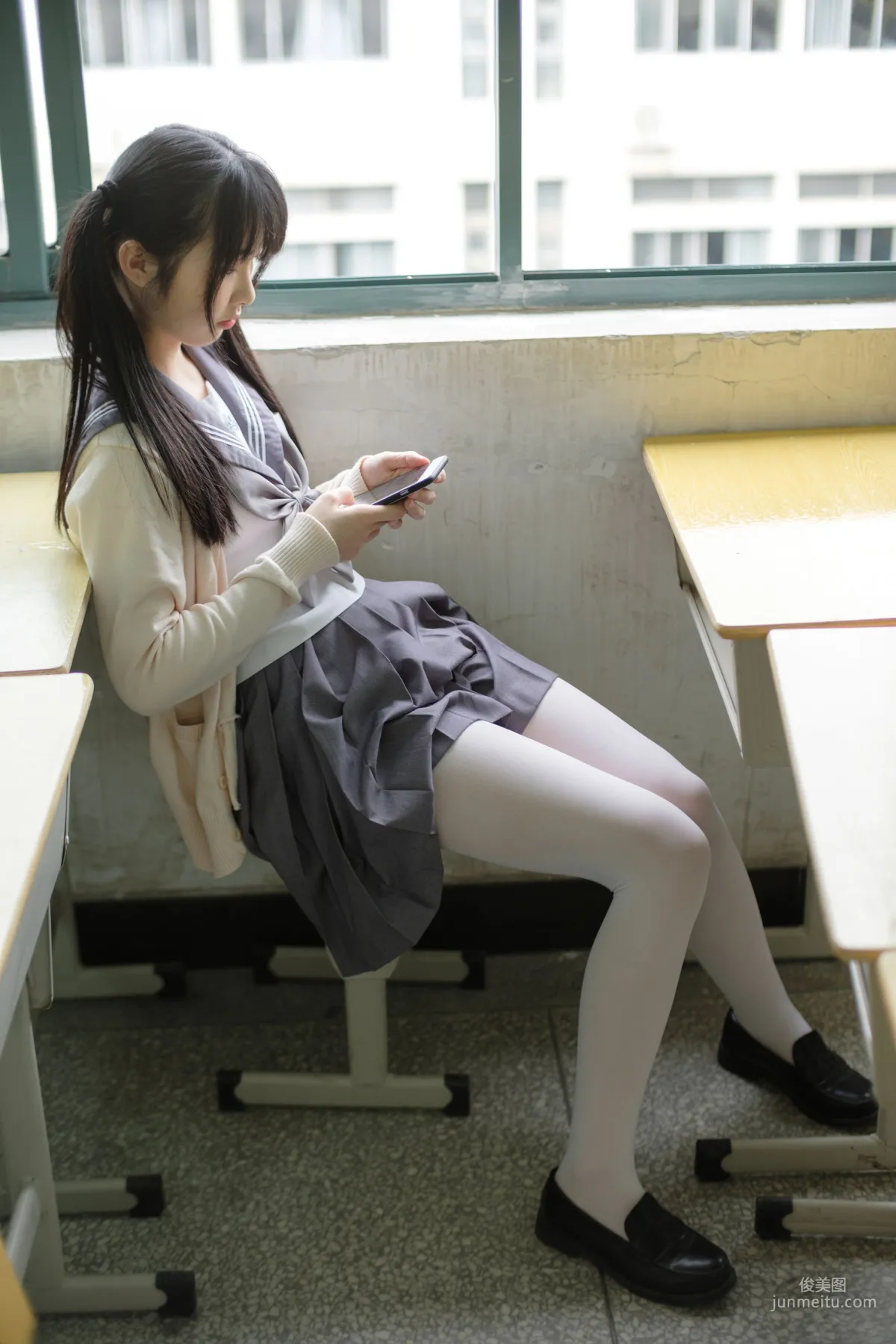 《JK校服白丝》 [森萝财团] X-017 写真集1