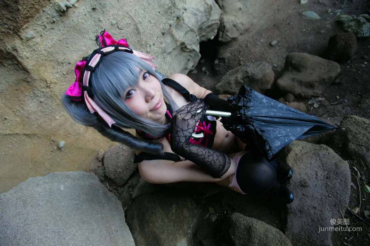 Ayane(あやね) 《Idolmaster》Kanzaki Ranko(神崎蘭子) [Wolf Fang!!] 寫真集 40