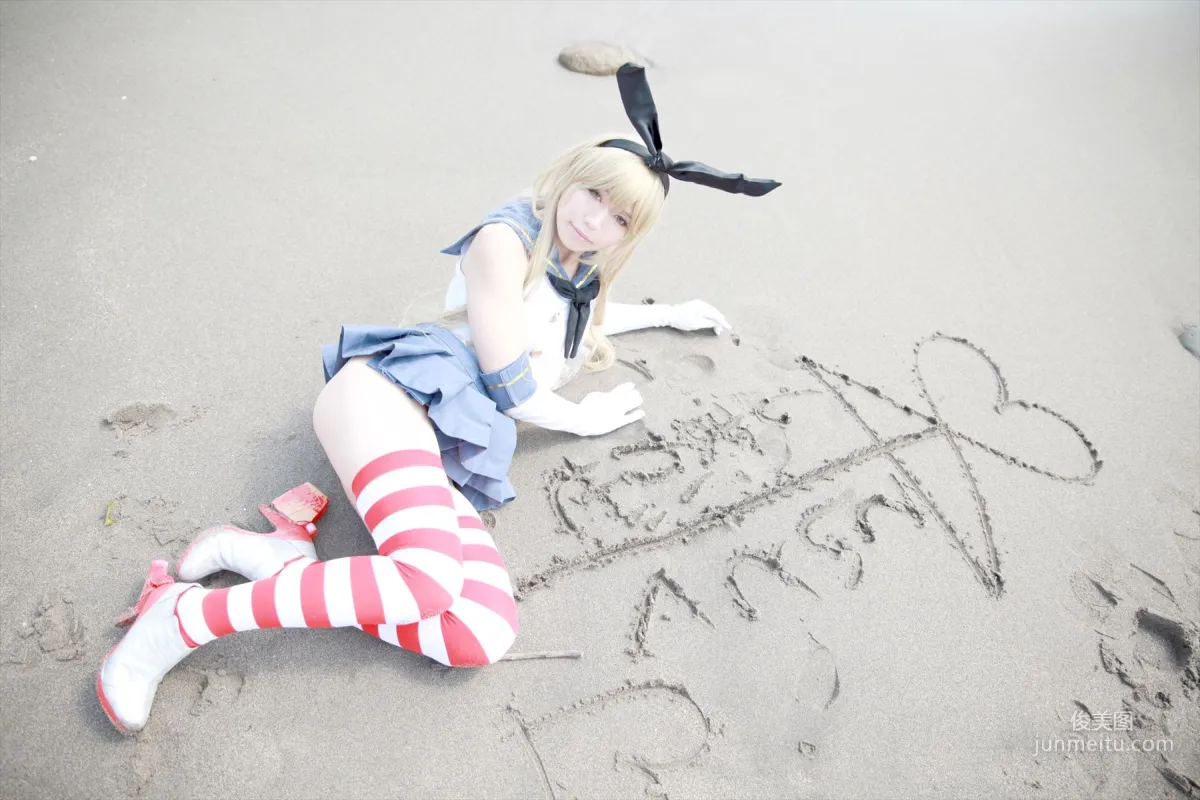 Hozaki(穂咲)《艦隊これくしょん》Shimakaze(島風) [ORANGE MANIAC] 寫真集 43
