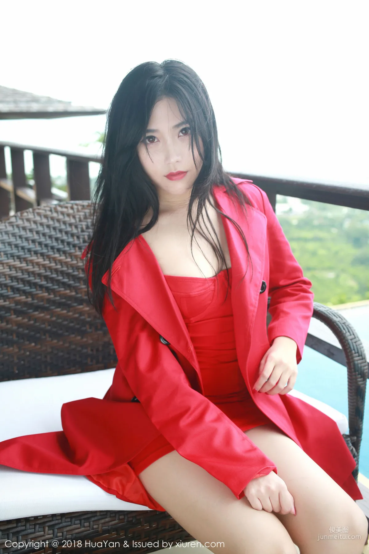 許諾Sabrina《紅衣女神》 [花の顔HuaYan] Vol.056 寫真集 5