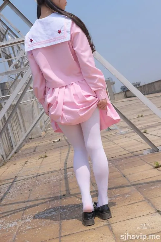 《JK粉色校服白丝》 [森萝财团] X-026 写真集66