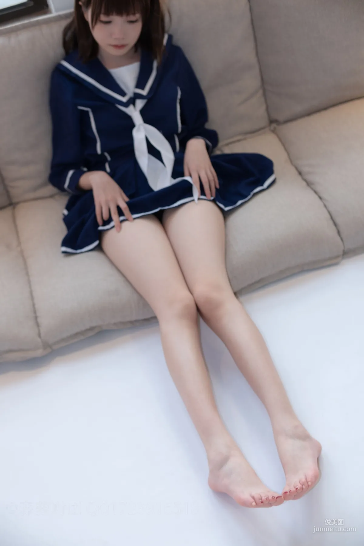 《天台黑丝水手服》 [森萝财团] X-043 写真集101