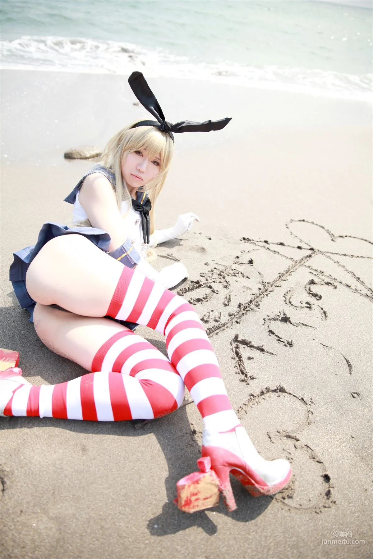 Hozaki(穂咲)《艦隊これくしょん》Shimakaze(島風) [ORANGE MANIAC] 寫真集 45