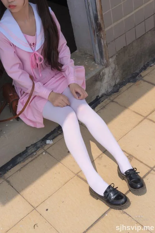《JK粉色校服白丝》 [森萝财团] X-026 写真集68