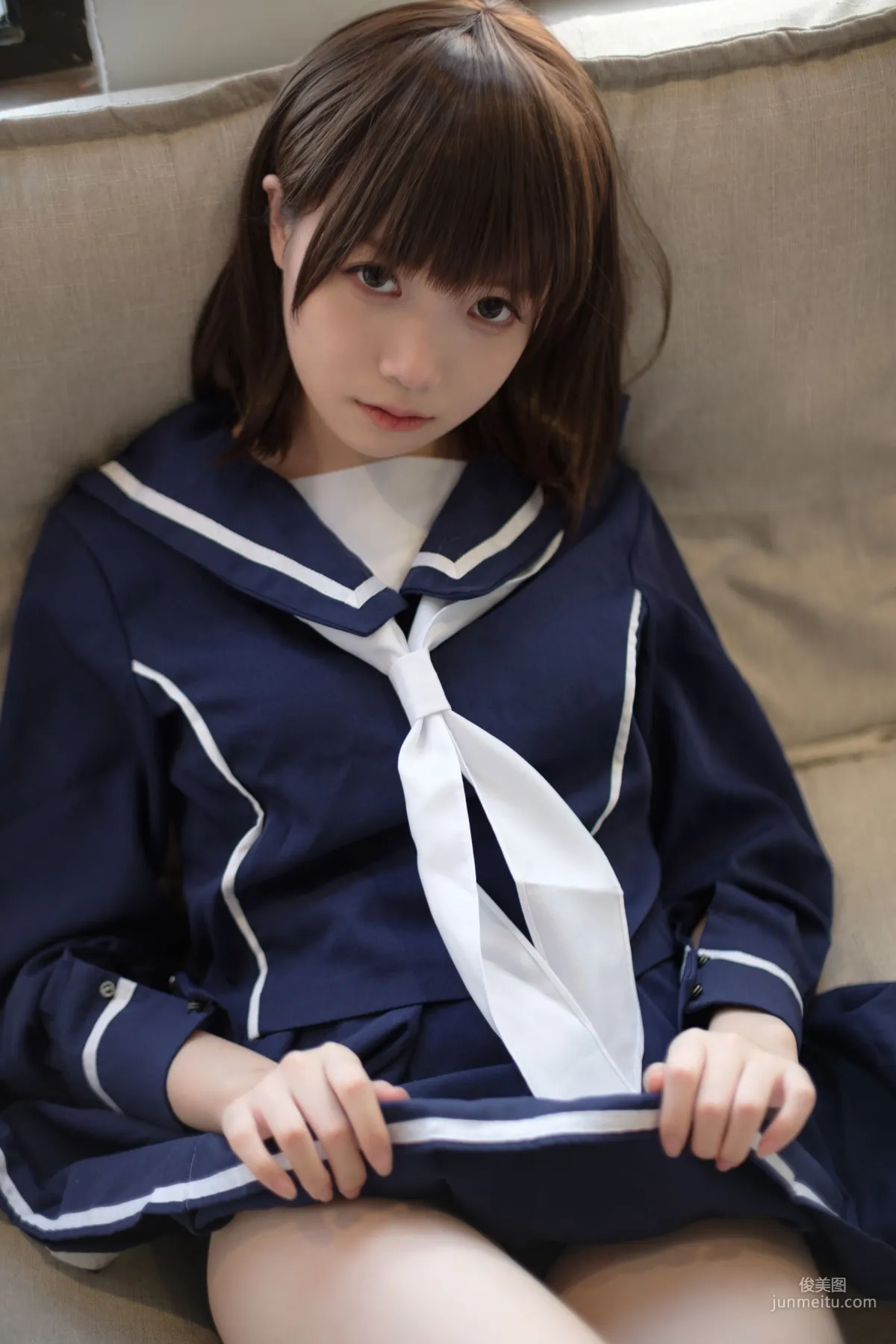 《天台黑丝水手服》 [森萝财团] X-043 写真集108
