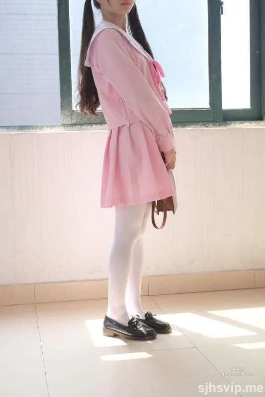 《JK粉色校服白丝》 [森萝财团] X-026 写真集96