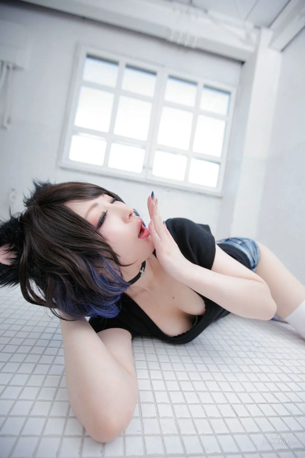 太宰ガロ&-kengo- ネコ耳 [Rabbit hutch] 写真集102
