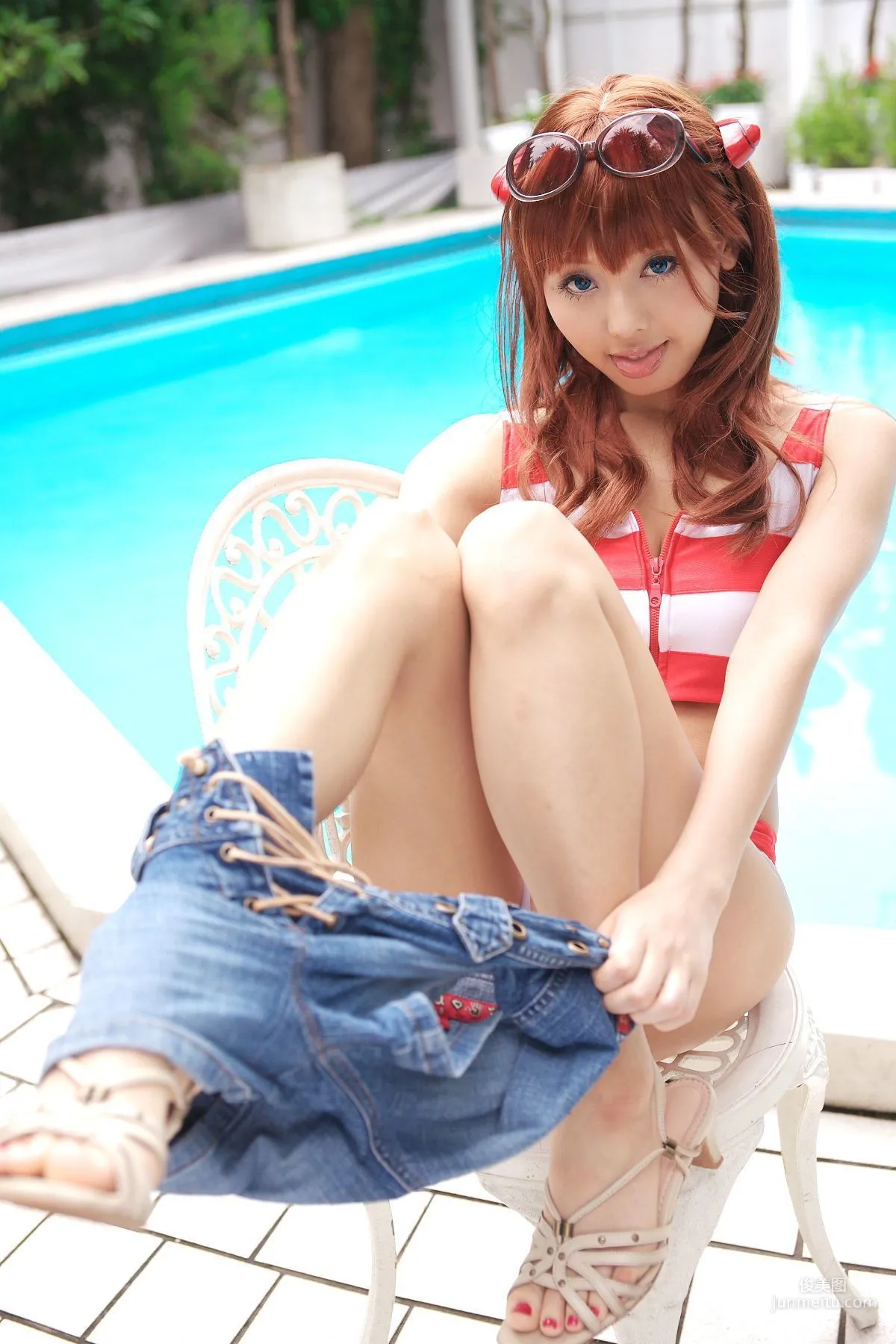 Ahane(亜羽音) 《(コスプレ) アスカの夏休み》 写真集9