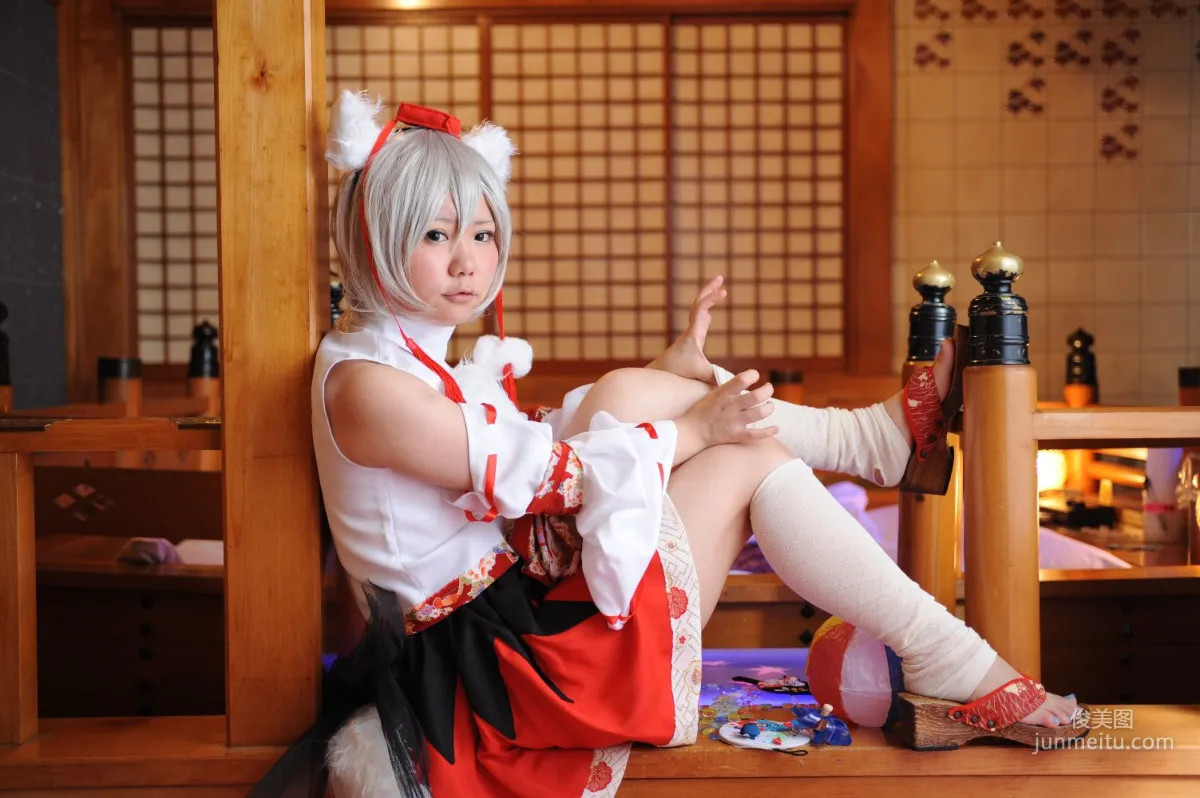 兎丘なこ《Touhou Project》Cirno+Inubashiri Momiji [Black★pumpkin] 寫真集 47