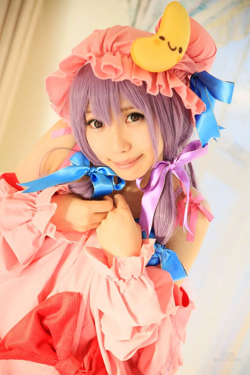 早乙女らぶ (目々泽めぐ) 《東方Project》パチュリー·ノーレッジ  写真集95