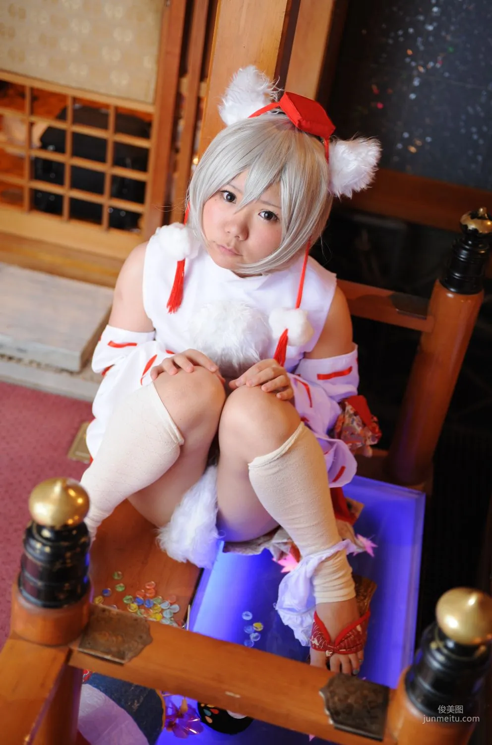 兎丘なこ《Touhou Project》Cirno+Inubashiri Momiji [Black★pumpkin] 寫真集 52