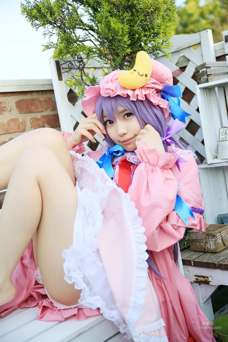早乙女らぶ (目々泽めぐ) 《東方Project》パチュリー·ノーレッジ  写真集87