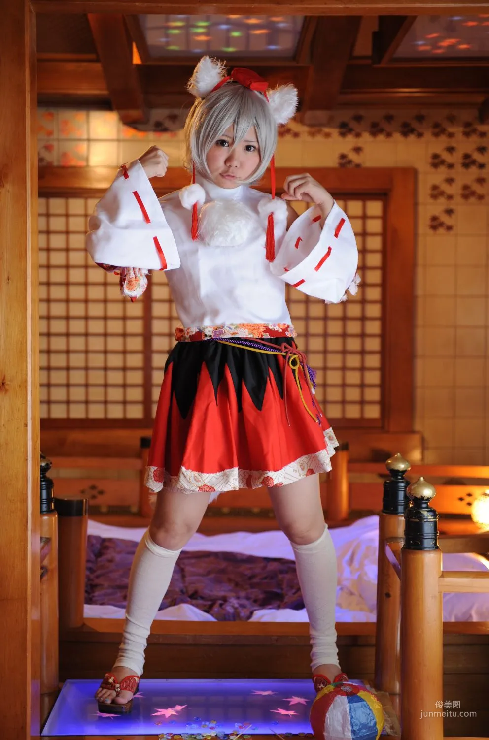 兎丘なこ《Touhou Project》Cirno+Inubashiri Momiji [Black★pumpkin] 寫真集 44