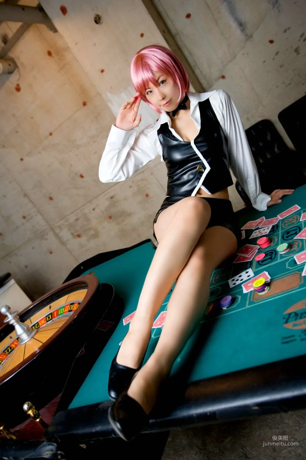 橘みなみ (Tachibana Minami) 《賭場少女》理歐・羅倫斯 3Sets 寫真集 35