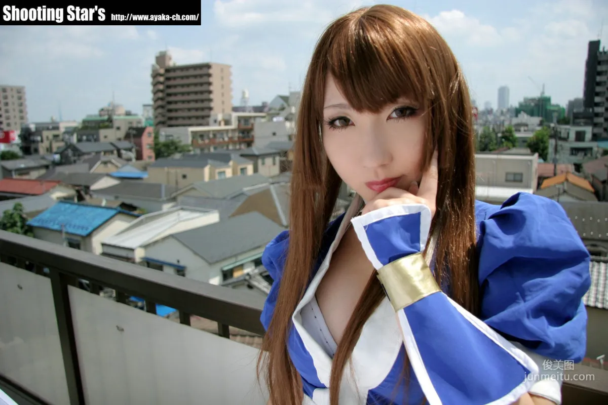 サク (绫香 Saku Ayaka) 《Dead Or Alive》-霞-Kasumi 藍色 寫真集 98