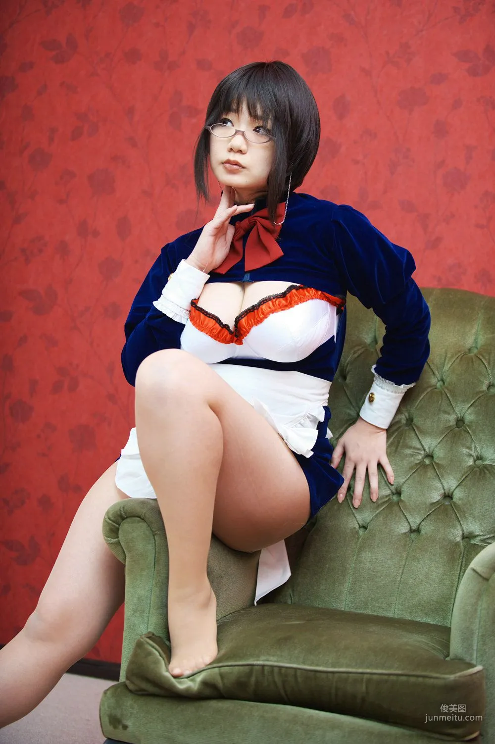 チョコボール向囲 《Unknown Character女仆眼鏡娘》 寫真集 22