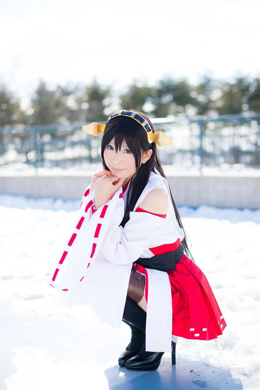 真白ゆき (Mashiro Yuki) 《Kantai Collection》Haruna 寫真集 32
