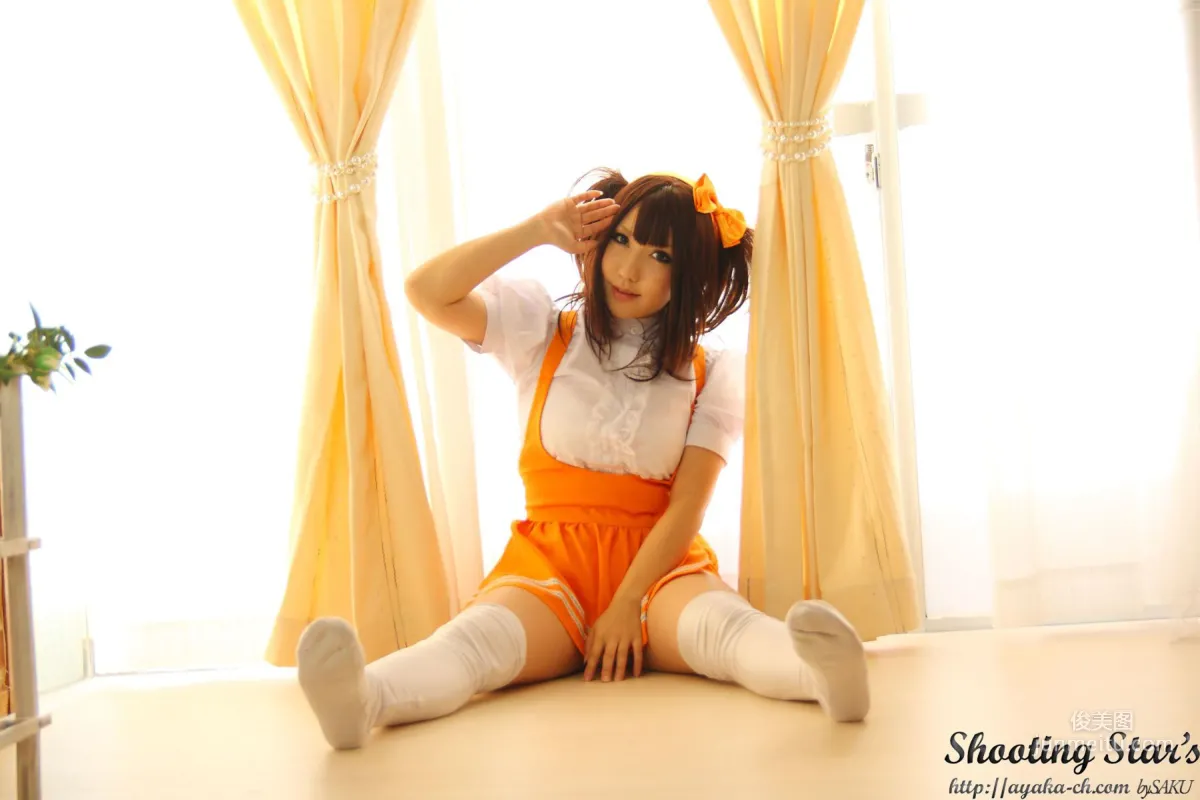 绫香 (サク Saku Ayaka) [Honoo no Rocket] Waitress+Cheerleader [Sakuyabime] 寫真集 3