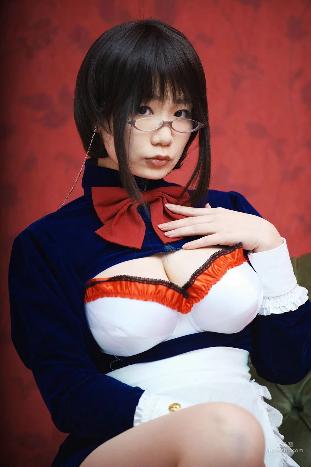 チョコボール向囲 《Unknown Character女仆眼鏡娘》 寫真集 19
