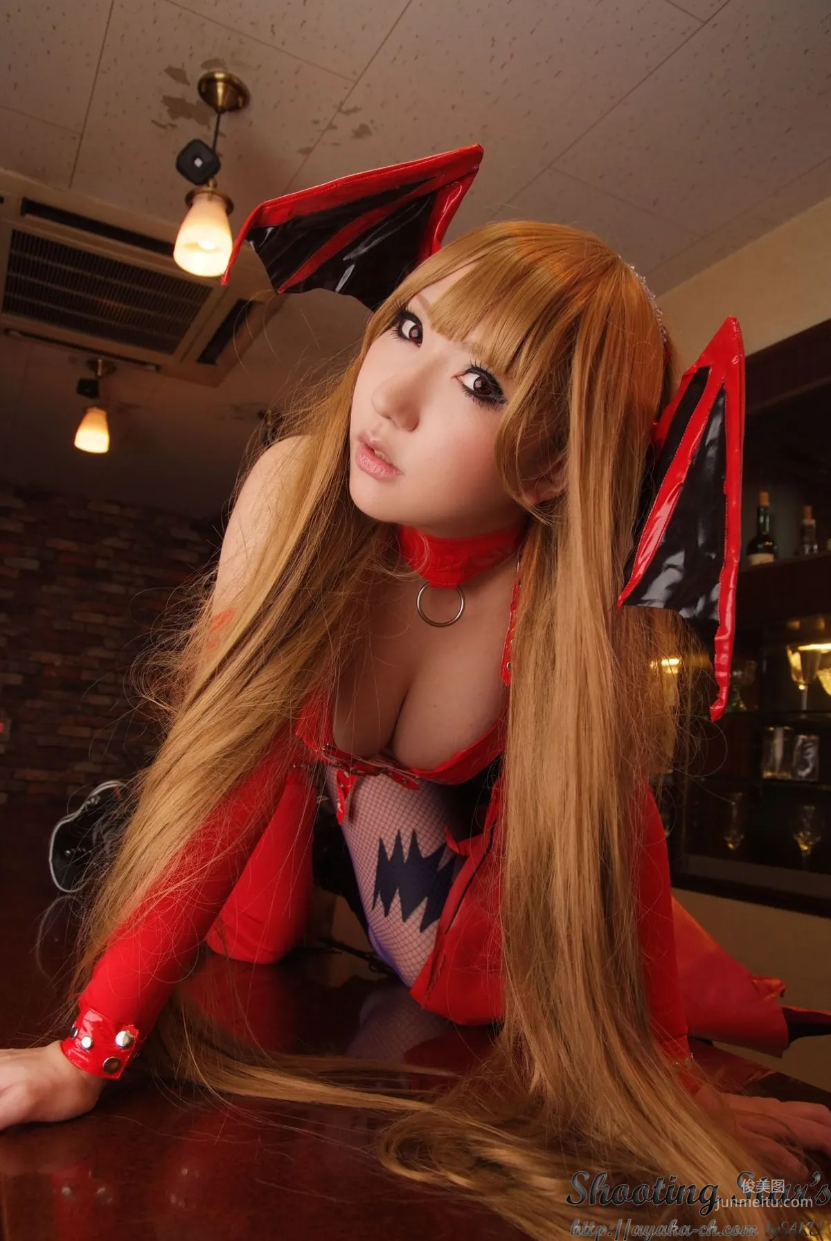 绫香 (サク Saku Ayaka) 《Vampire》Morrigan Aensland [Shooting Star's] 寫真集 42