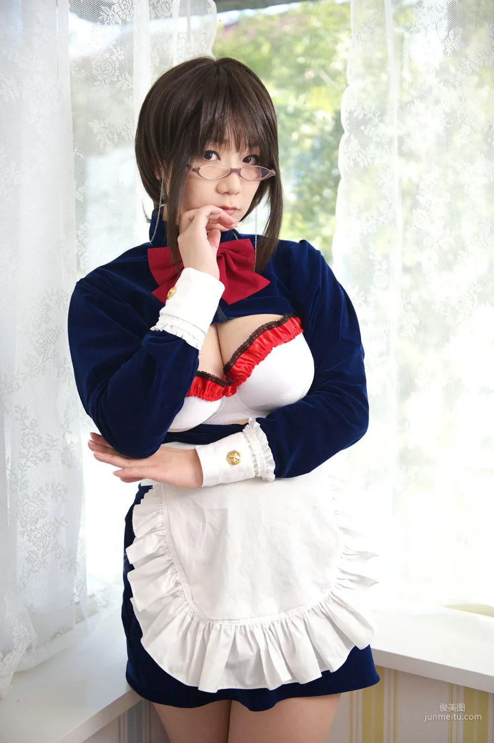 チョコボール向囲 《Unknown Character女仆眼鏡娘》 寫真集 58