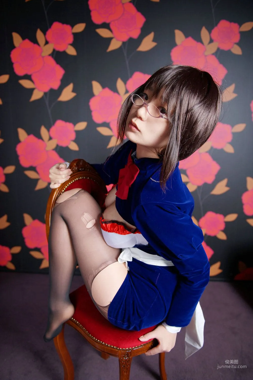 チョコボール向囲 《Unknown Character女仆眼镜娘》 写真集95