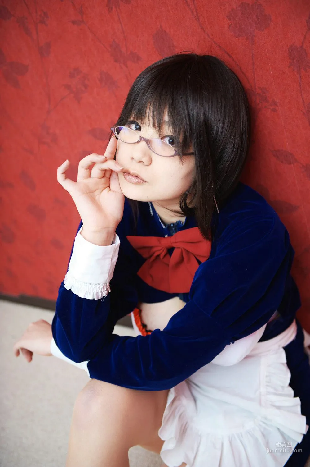 チョコボール向囲 《Unknown Character女仆眼鏡娘》 寫真集 37