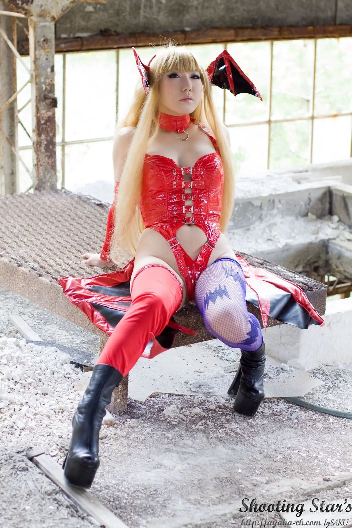 绫香 (サク Saku Ayaka) 《Vampire》Morrigan Aensland [Shooting Star's] 寫真集 72