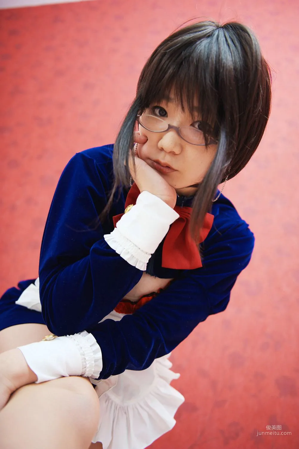 チョコボール向囲 《Unknown Character女仆眼鏡娘》 寫真集 48