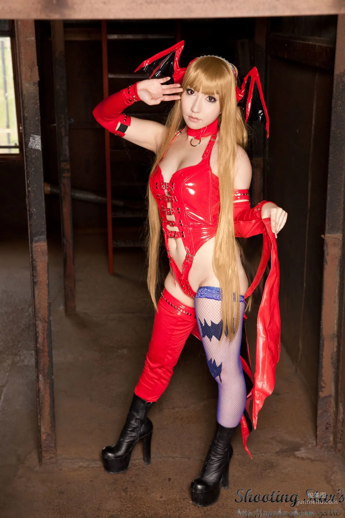 绫香 (サク Saku Ayaka) 《Vampire》Morrigan Aensland [Shooting Star's] 寫真集 89