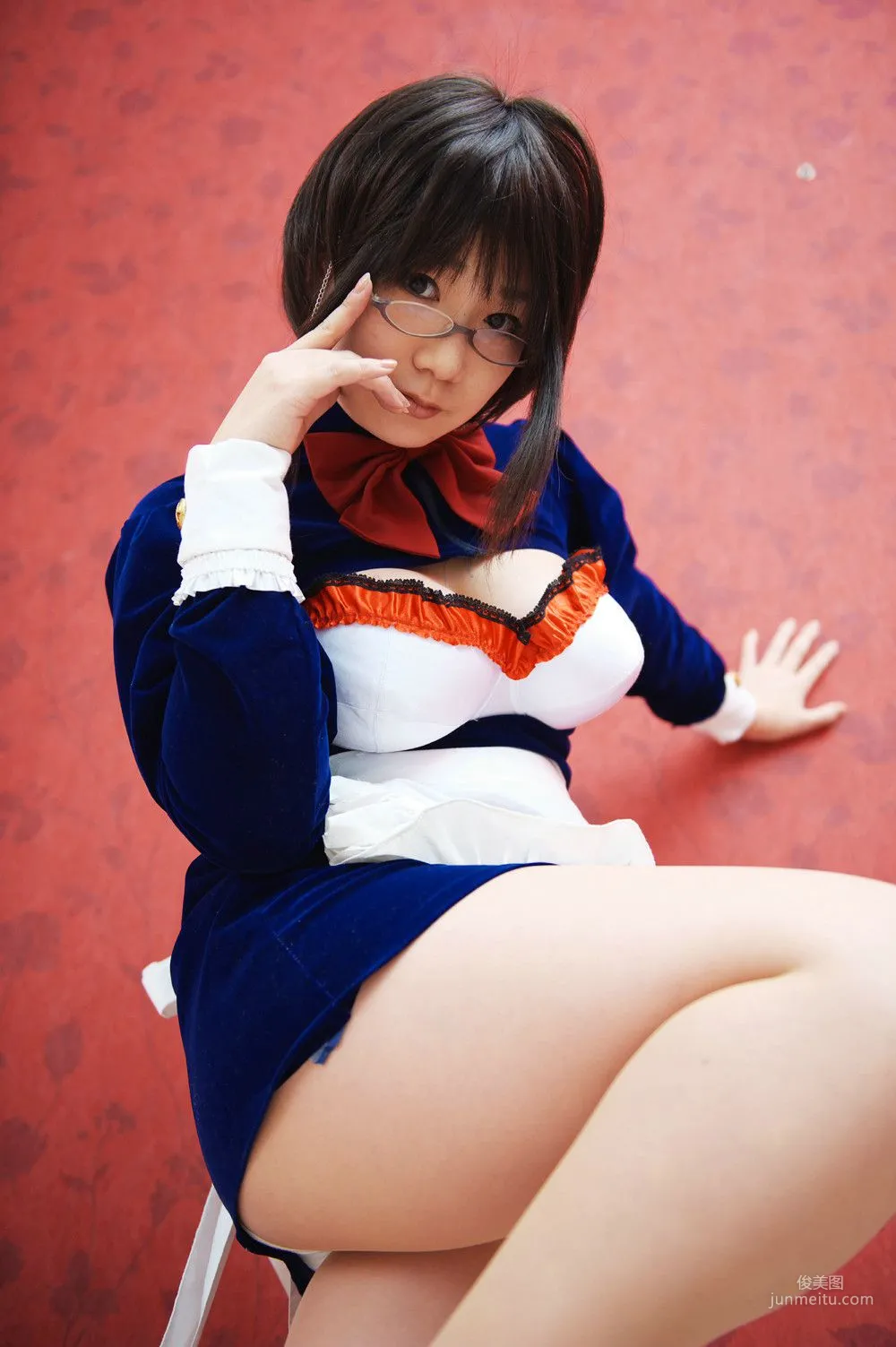 チョコボール向囲 《Unknown Character女仆眼鏡娘》 寫真集 47