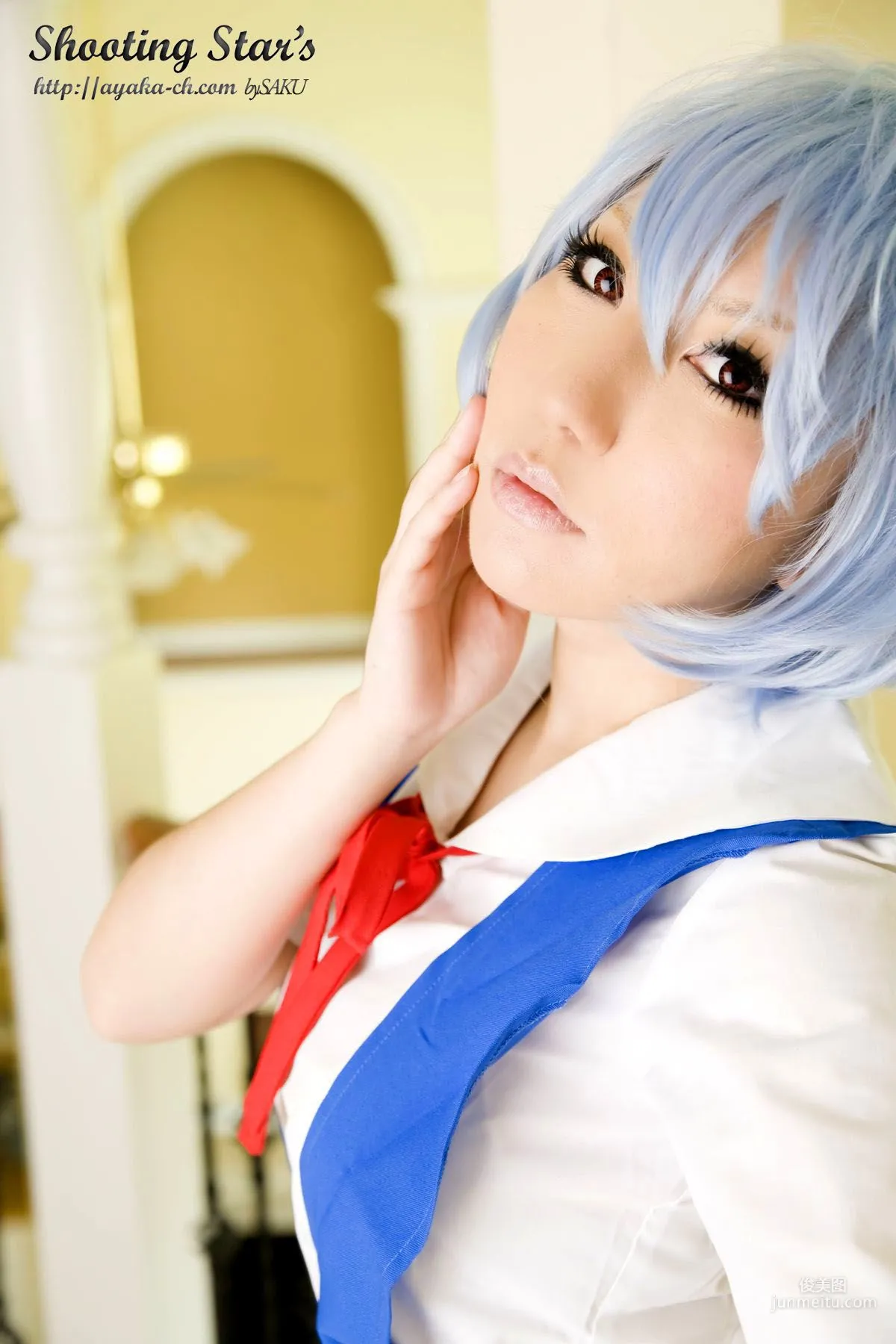 绫香 (Saku サク) 《新世紀エヴァンゲリオン》Rei Ayanami 寫真集 97