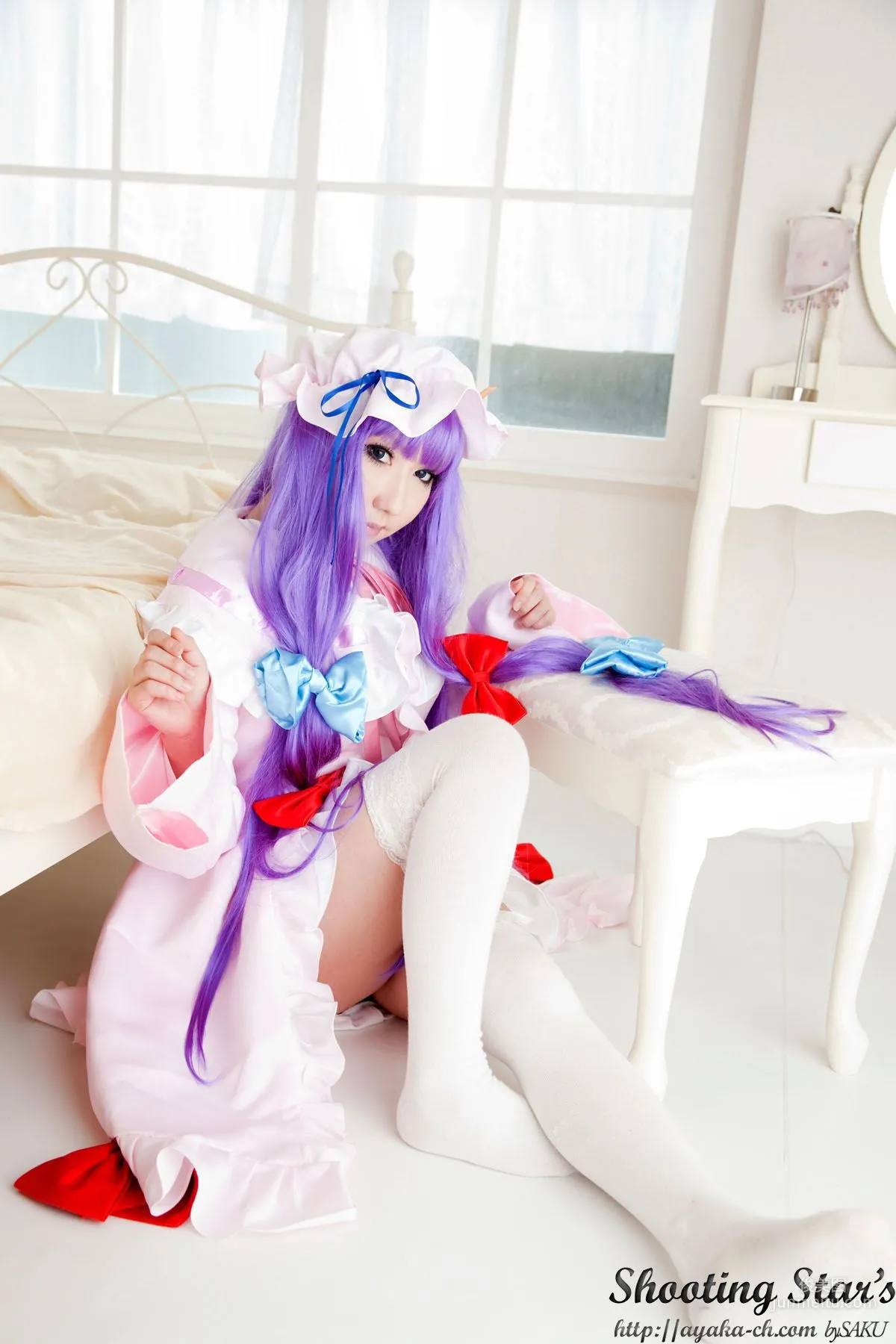 绫香サク (サク綾香 Saku Ayaka)《東方Project》Izayoi Sakuya + Patchouli Knowledge [Shooting Star's] 寫真集 23