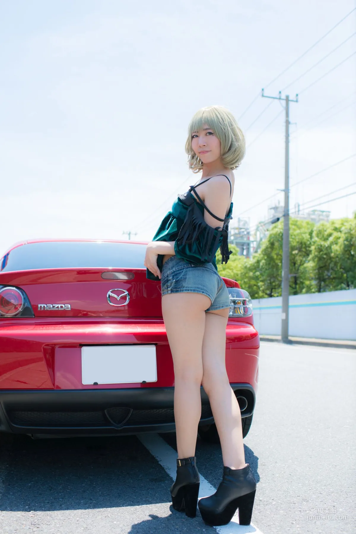 Ayane(あやね) 《Idolmaster》Takagaki Kaede(高垣楓) [Wolf Fang!!] 寫真集 65
