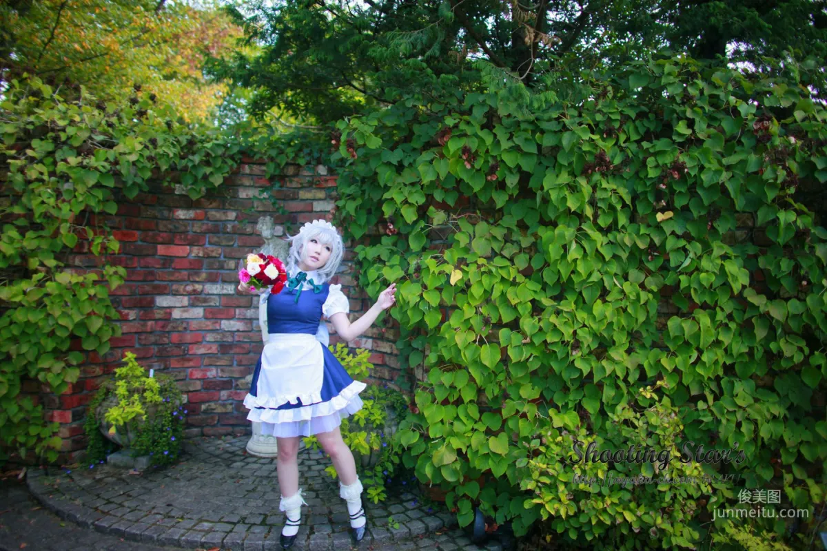 绫香サク (サク綾香 Saku Ayaka)《東方Project》Izayoi Sakuya + Patchouli Knowledge [Shooting Star's] 寫真集 80