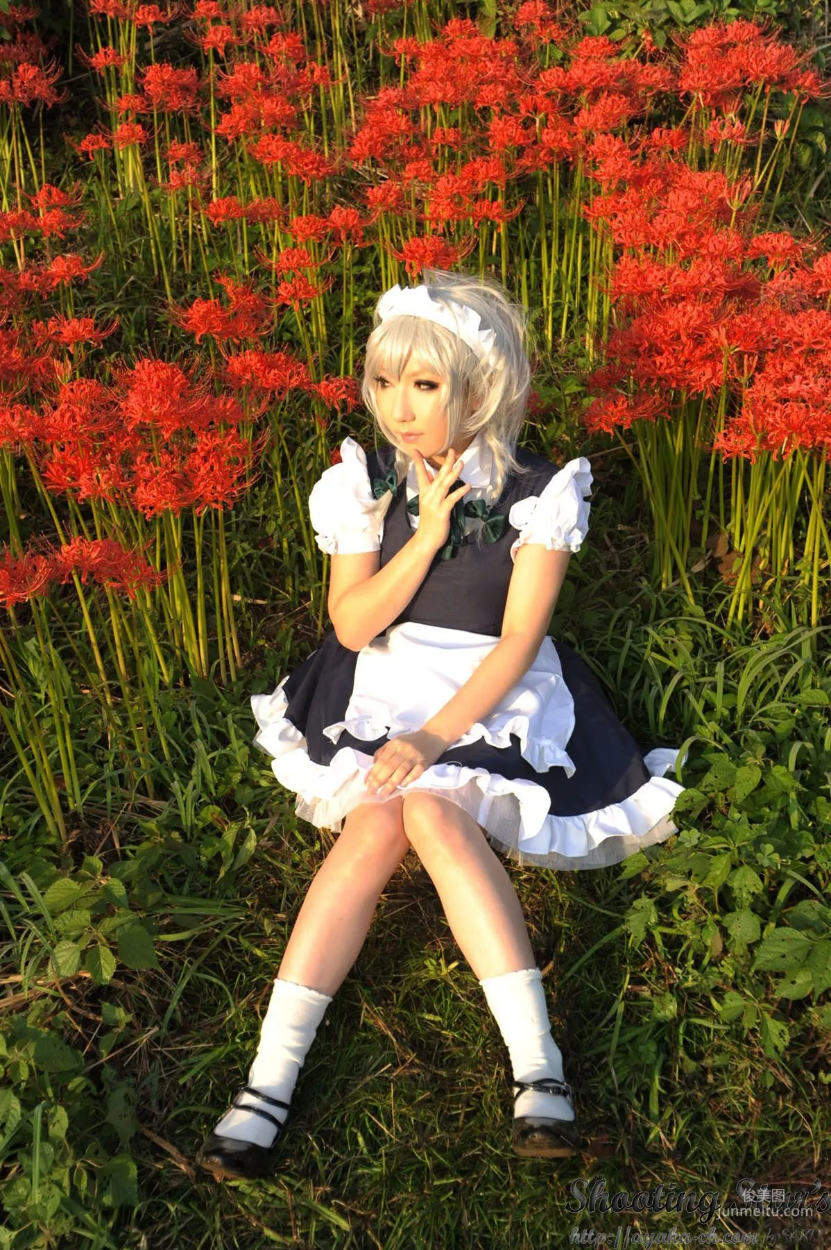 绫香サク (サク綾香 Saku Ayaka)《東方Project》Izayoi Sakuya + Patchouli Knowledge [Shooting Star's] 寫真集 83
