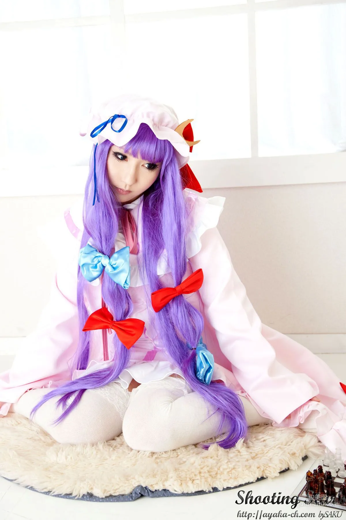 绫香サク (サク綾香 Saku Ayaka)《東方Project》Izayoi Sakuya + Patchouli Knowledge [Shooting Star's] 寫真集 54