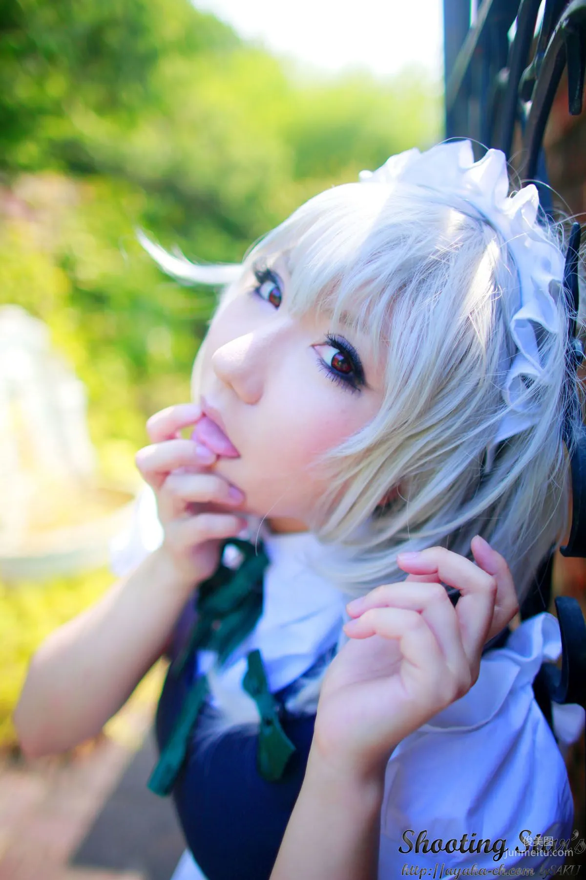 绫香サク (サク綾香 Saku Ayaka)《東方Project》Izayoi Sakuya + Patchouli Knowledge [Shooting Star's] 寫真集 74