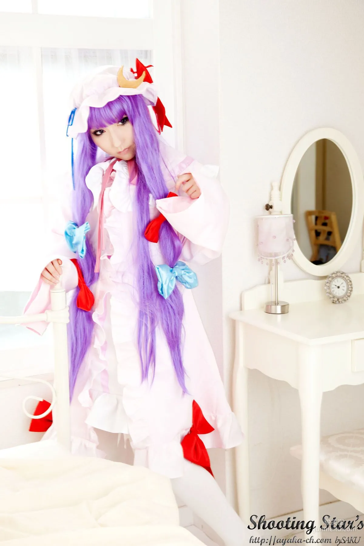 绫香サク (サク綾香 Saku Ayaka)《東方Project》Izayoi Sakuya + Patchouli Knowledge [Shooting Star's] 寫真集 41