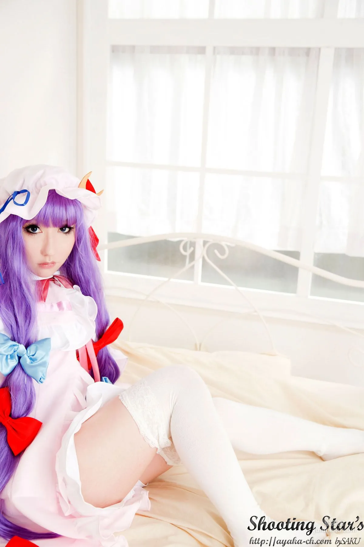 绫香サク (サク綾香 Saku Ayaka)《東方Project》Izayoi Sakuya + Patchouli Knowledge [Shooting Star's] 寫真集 51