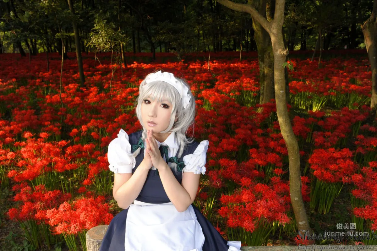 绫香サク (サク綾香 Saku Ayaka)《東方Project》Izayoi Sakuya + Patchouli Knowledge [Shooting Star's] 寫真集 87